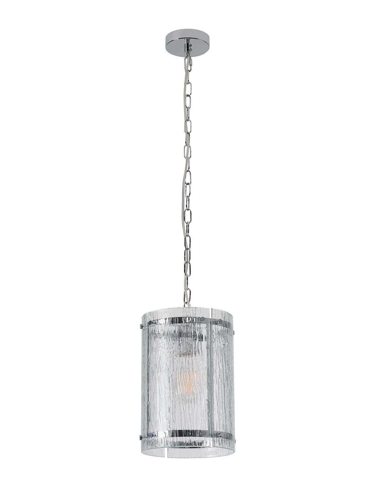 Portarlington 20.5cm Pendant  Ripple Glass