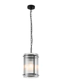 Portarlington 20.5cm Pendant  Narrow Ribbed Glass