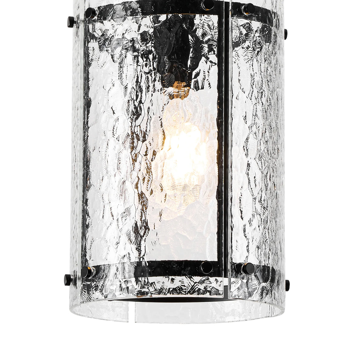 Portarlington 20.5cm Pendant  Cobbled Glass