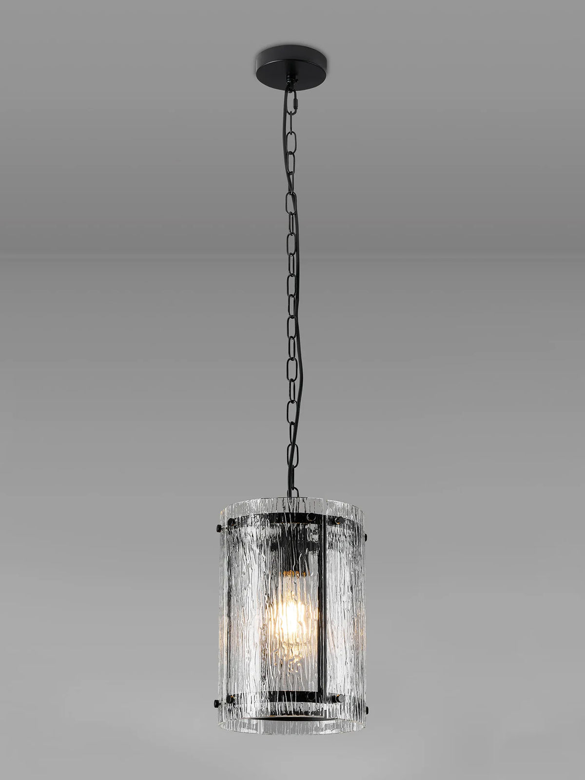 Portarlington 20.5cm Pendant  Ripple Glass