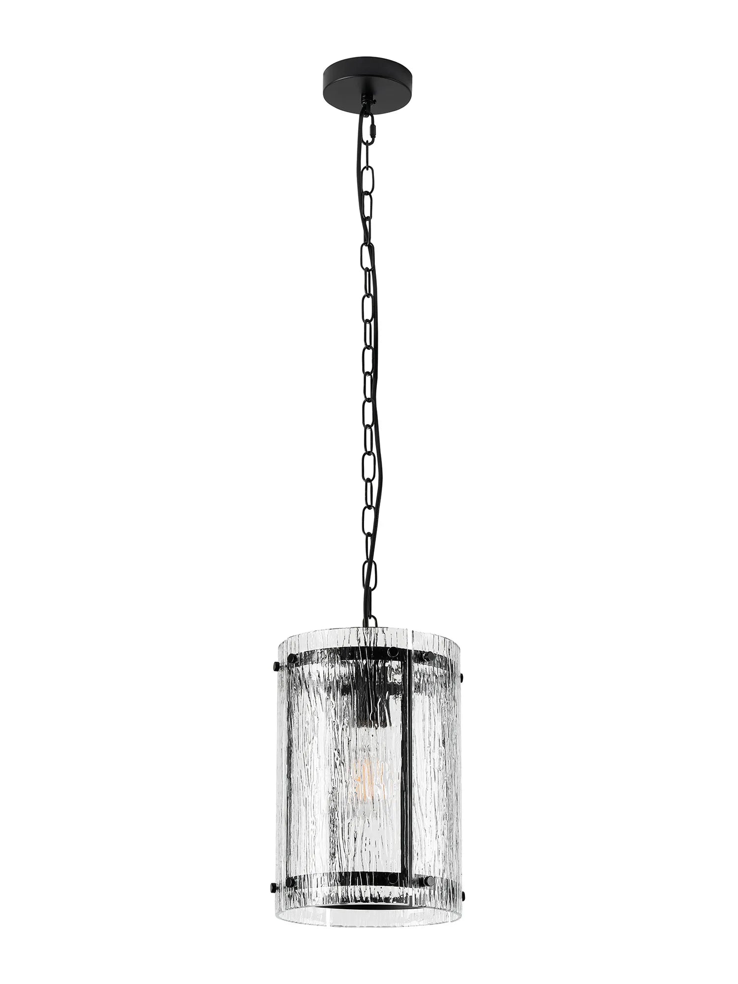 Portarlington 20.5cm Pendant  Ripple Glass
