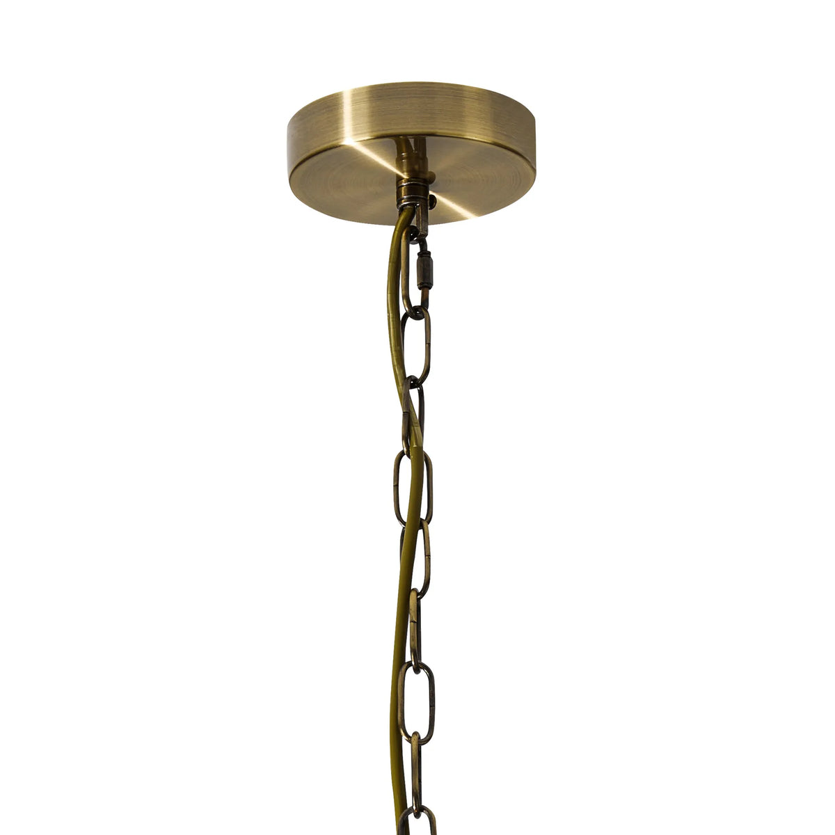 Portarlington 35cm Pendant Wide Ribbed Glass