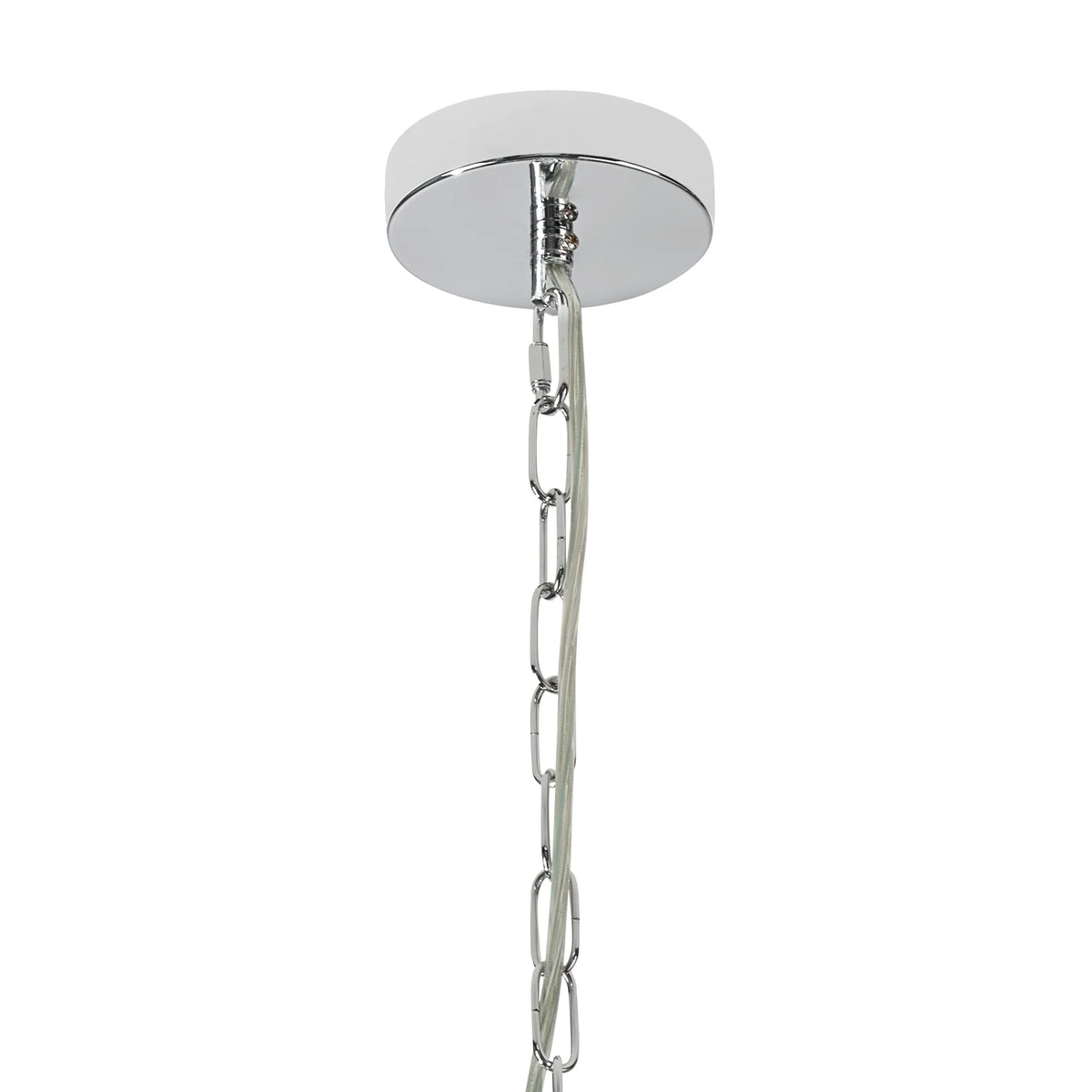 Portarlington 35cm Pendant Narrow Ribbed Glass