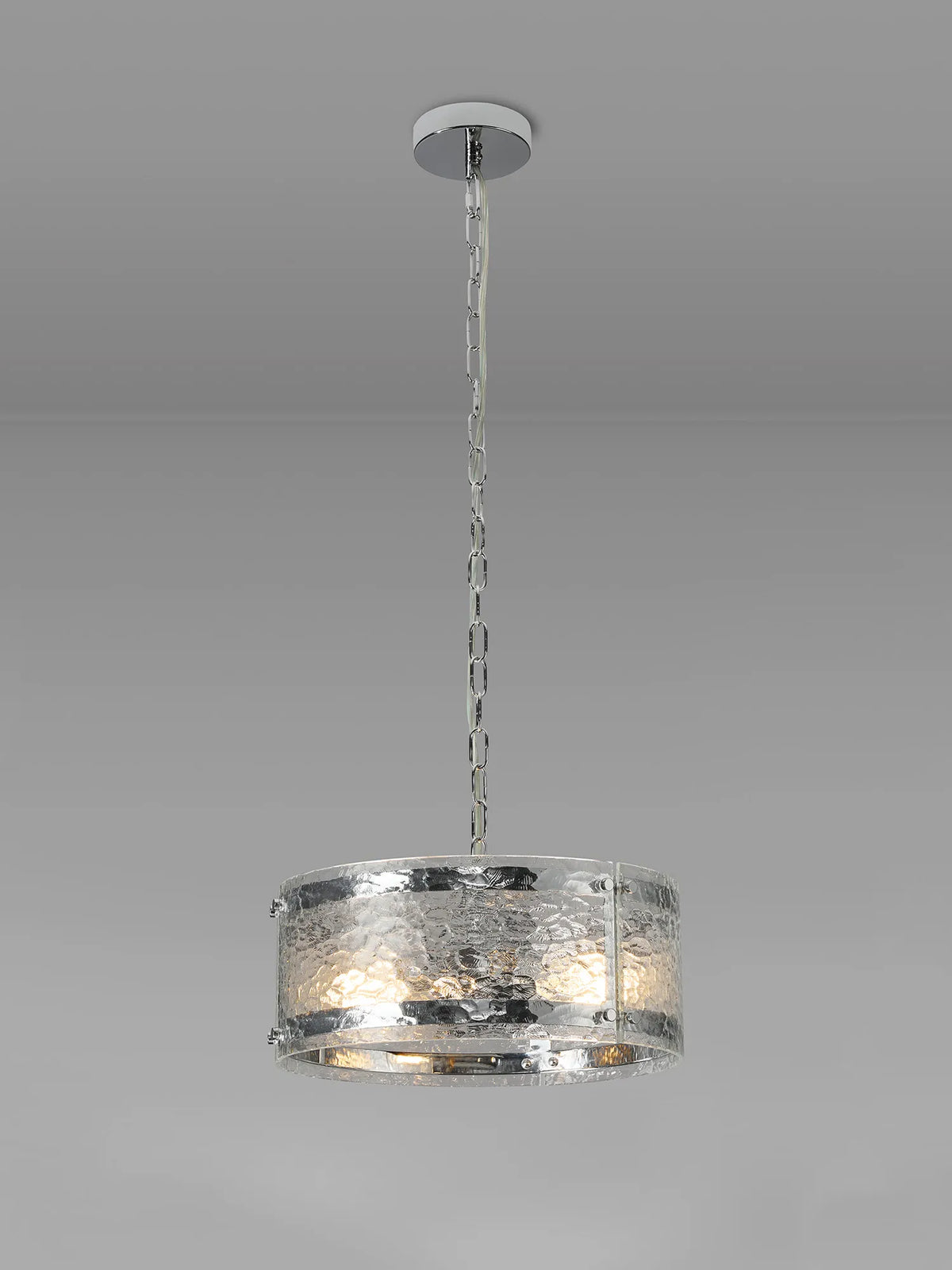 Portarlington 35cm Pendant Cobbled Glass
