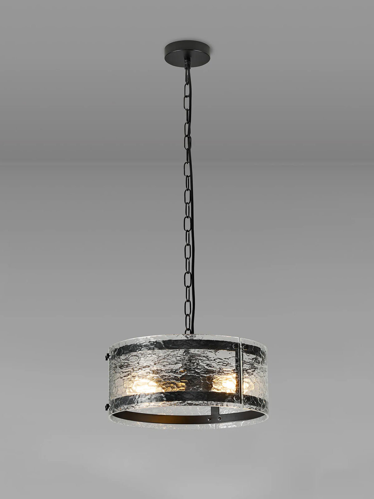 Portarlington 35cm Pendant Cobbled Glass