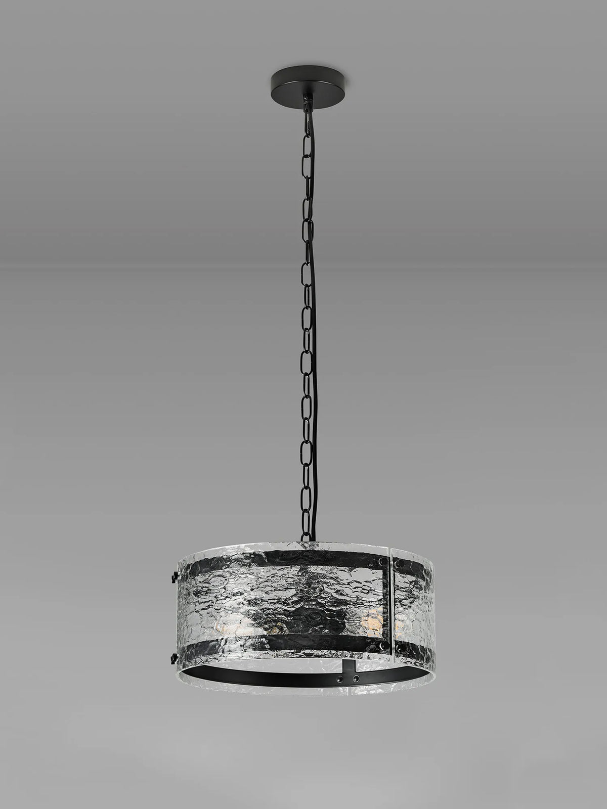Portarlington 35cm Pendant Cobbled Glass