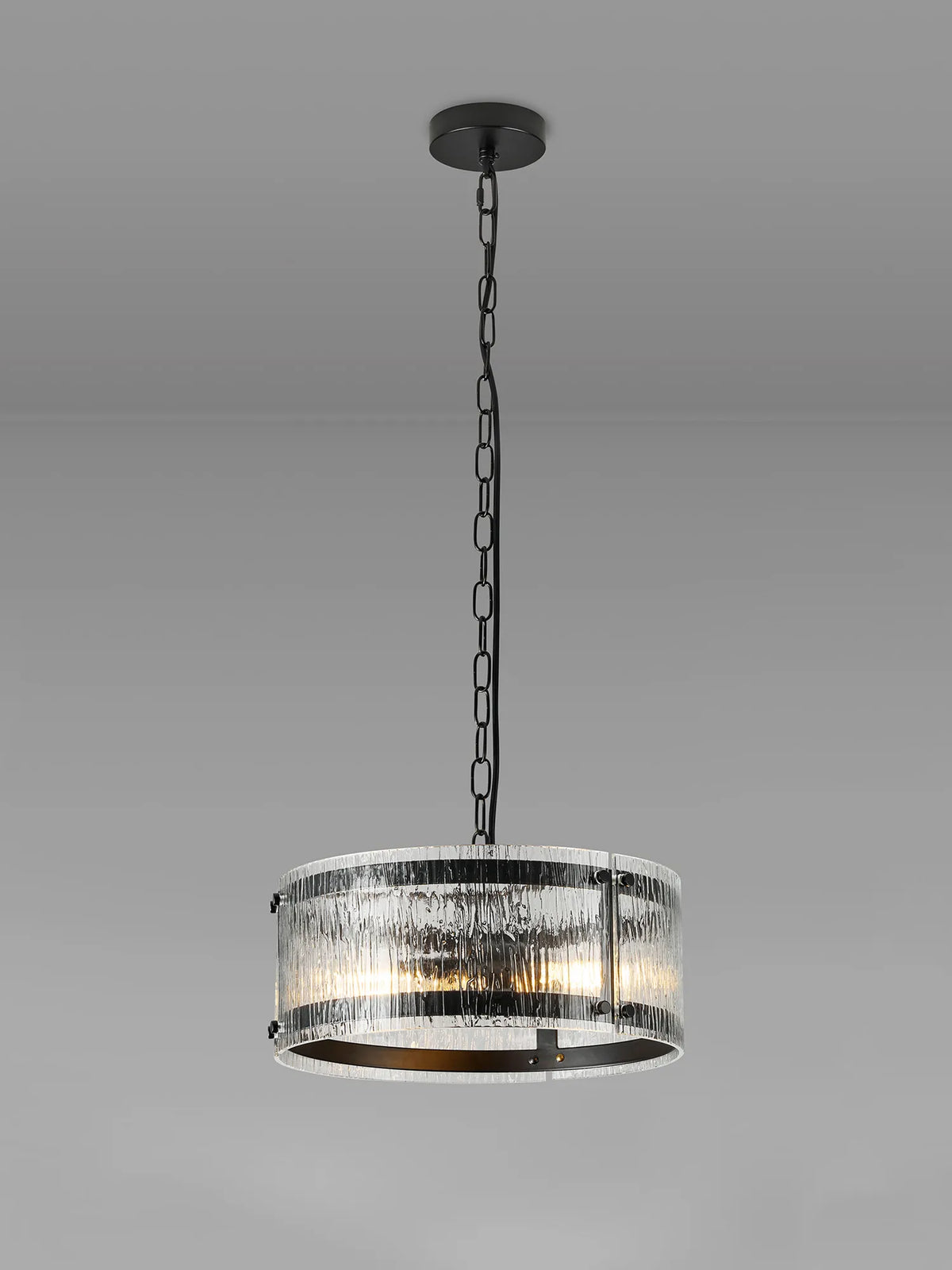 Portarlington 35cm Pendant Ripple Glass