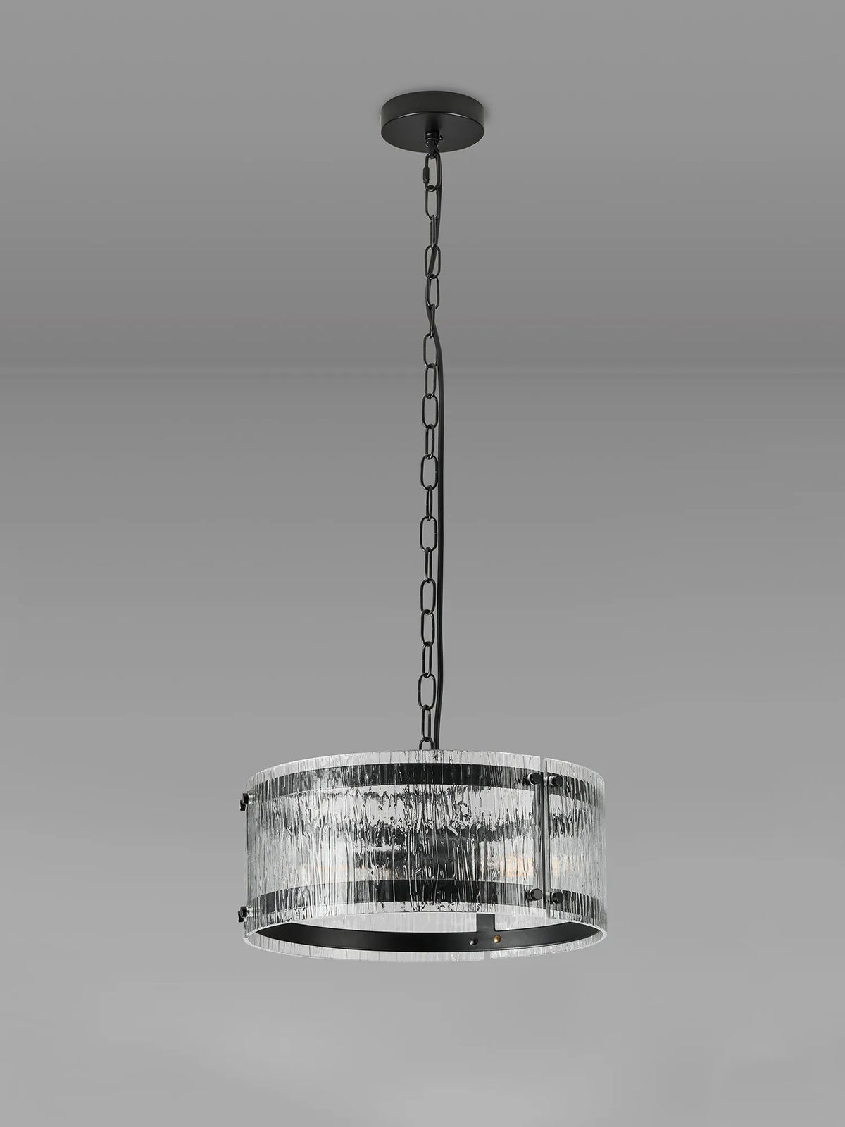 Portarlington 35cm Pendant Ripple Glass