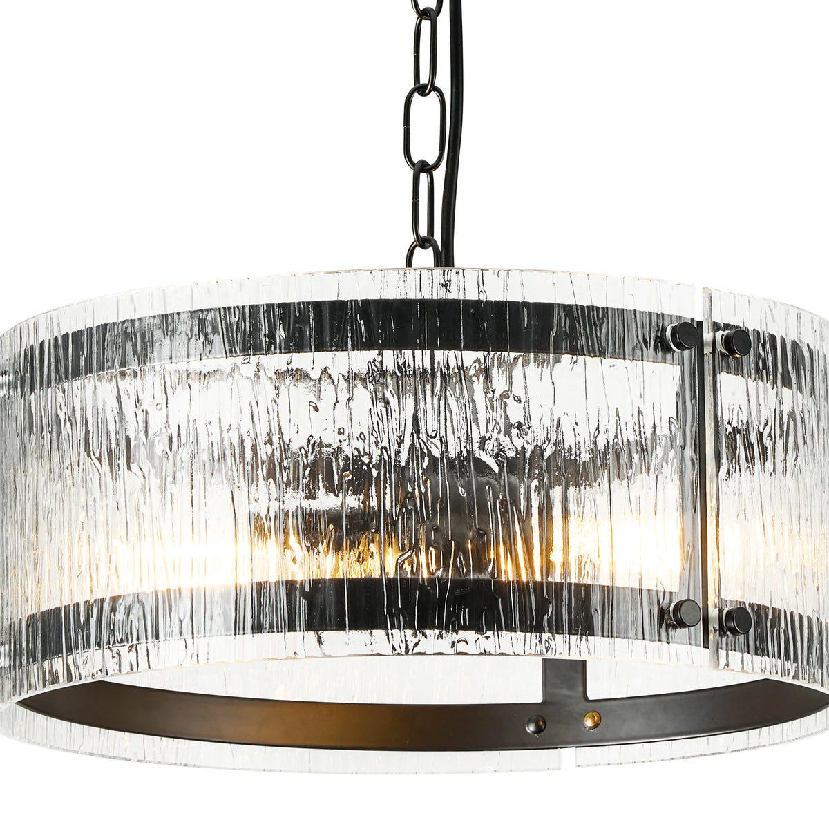 Portarlington 35cm Pendant Ripple Glass