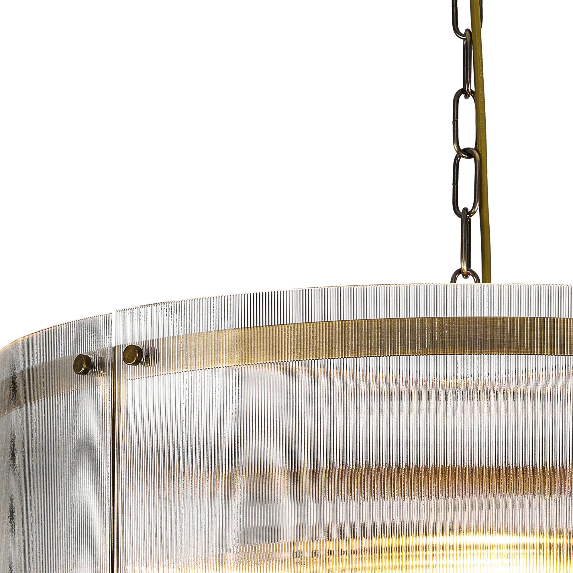 Portarlington Narrow Ribbed 56.5cm Pendant