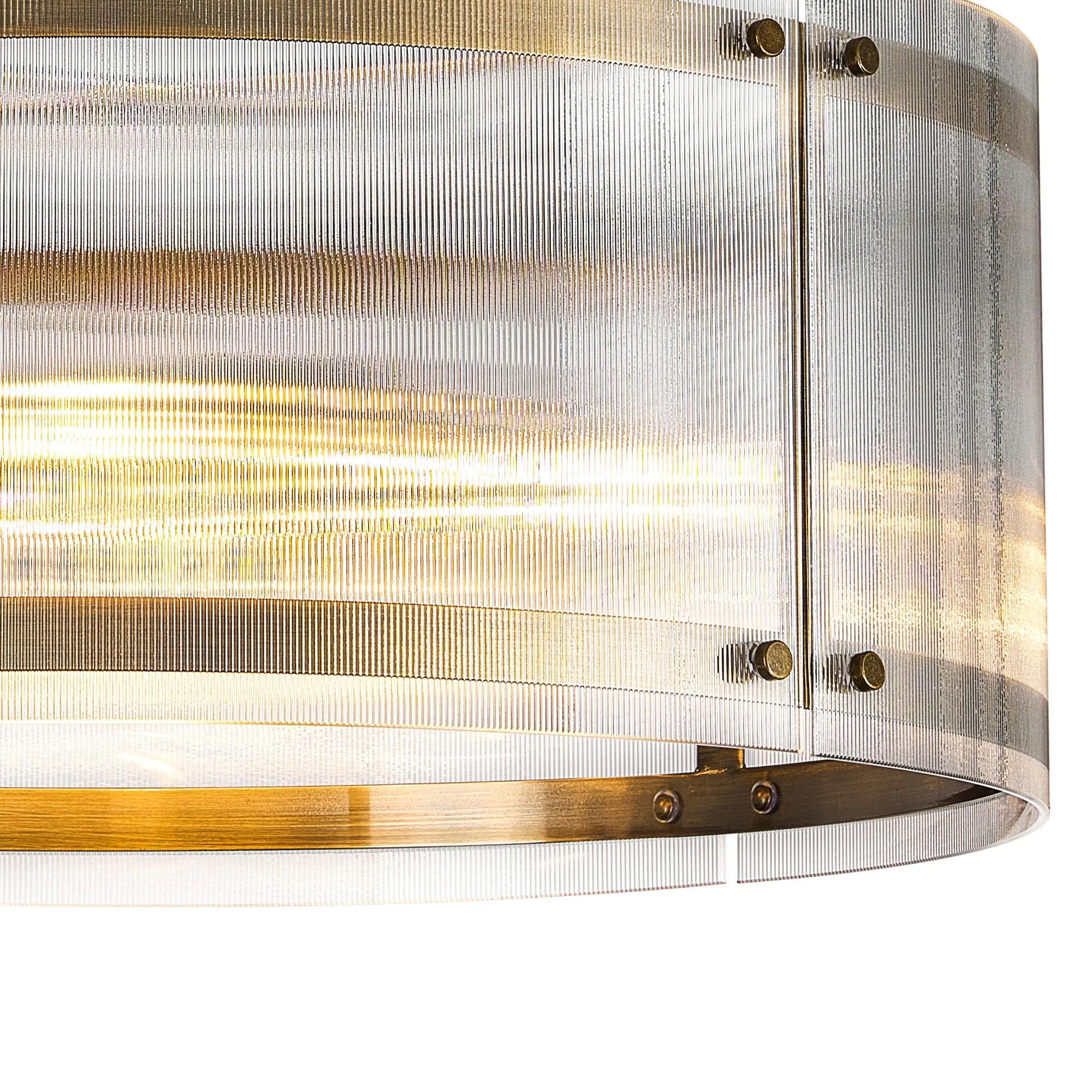 Portarlington Narrow Ribbed 56.5cm Pendant