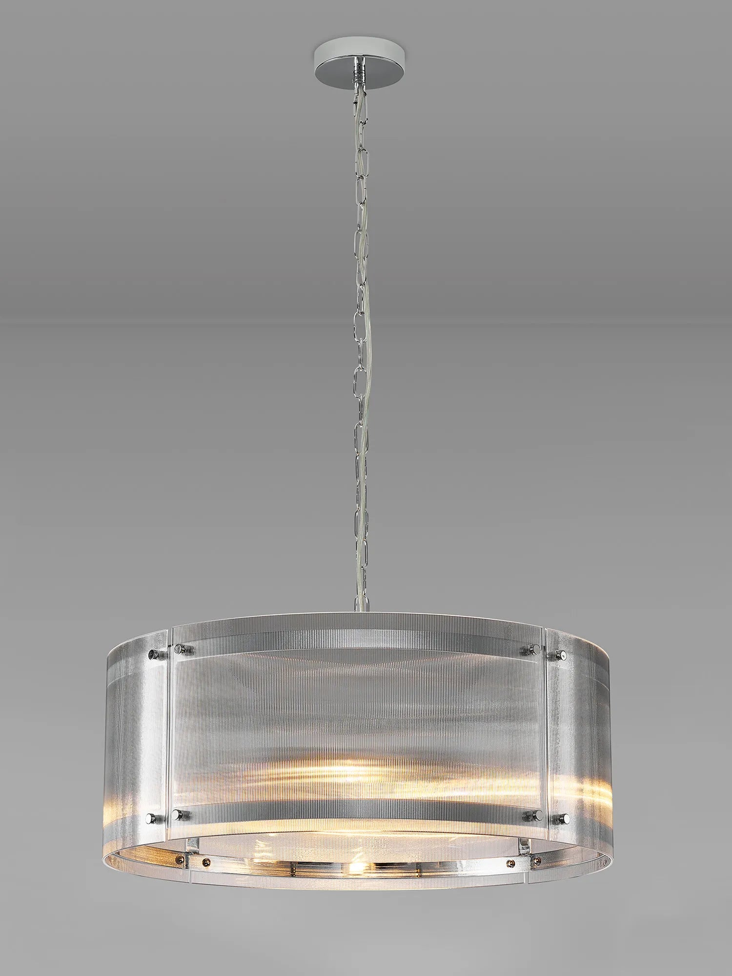 Portarlington Narrow Ribbed 56.5cm Pendant