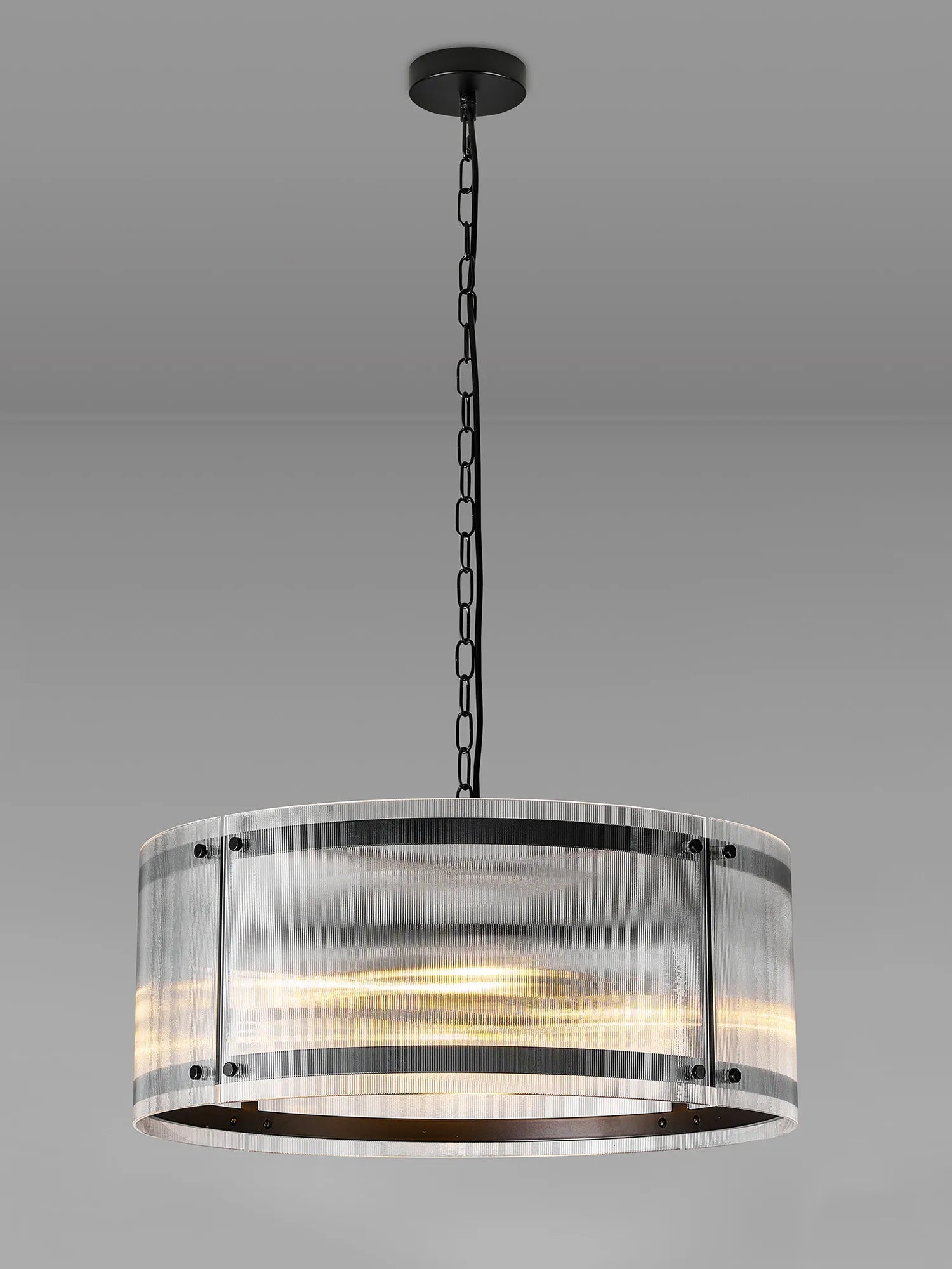 Portarlington Narrow Ribbed 56.5cm Pendant