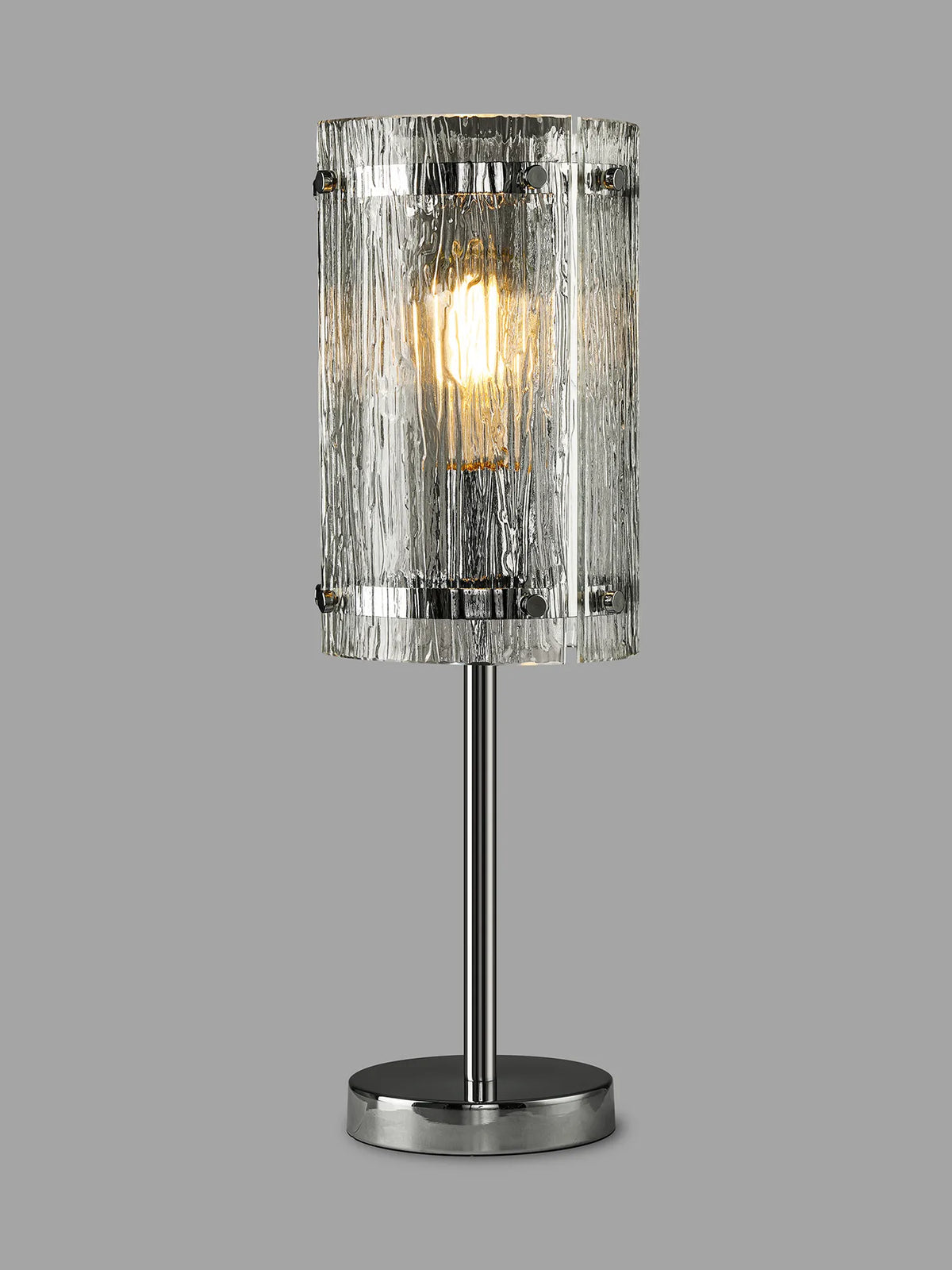Portarlington Table Lamp Ripple Glass