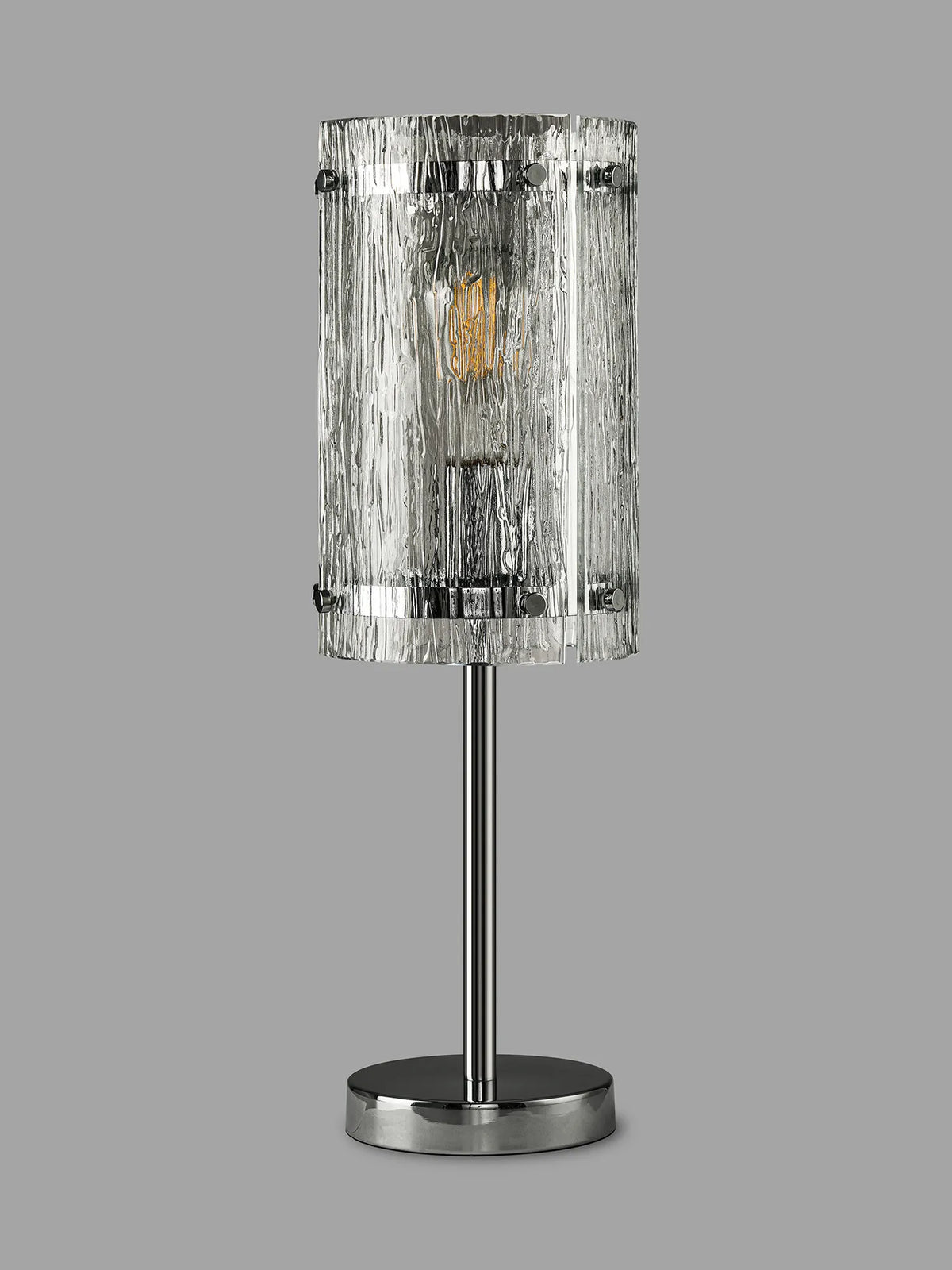 Portarlington Table Lamp Ripple Glass
