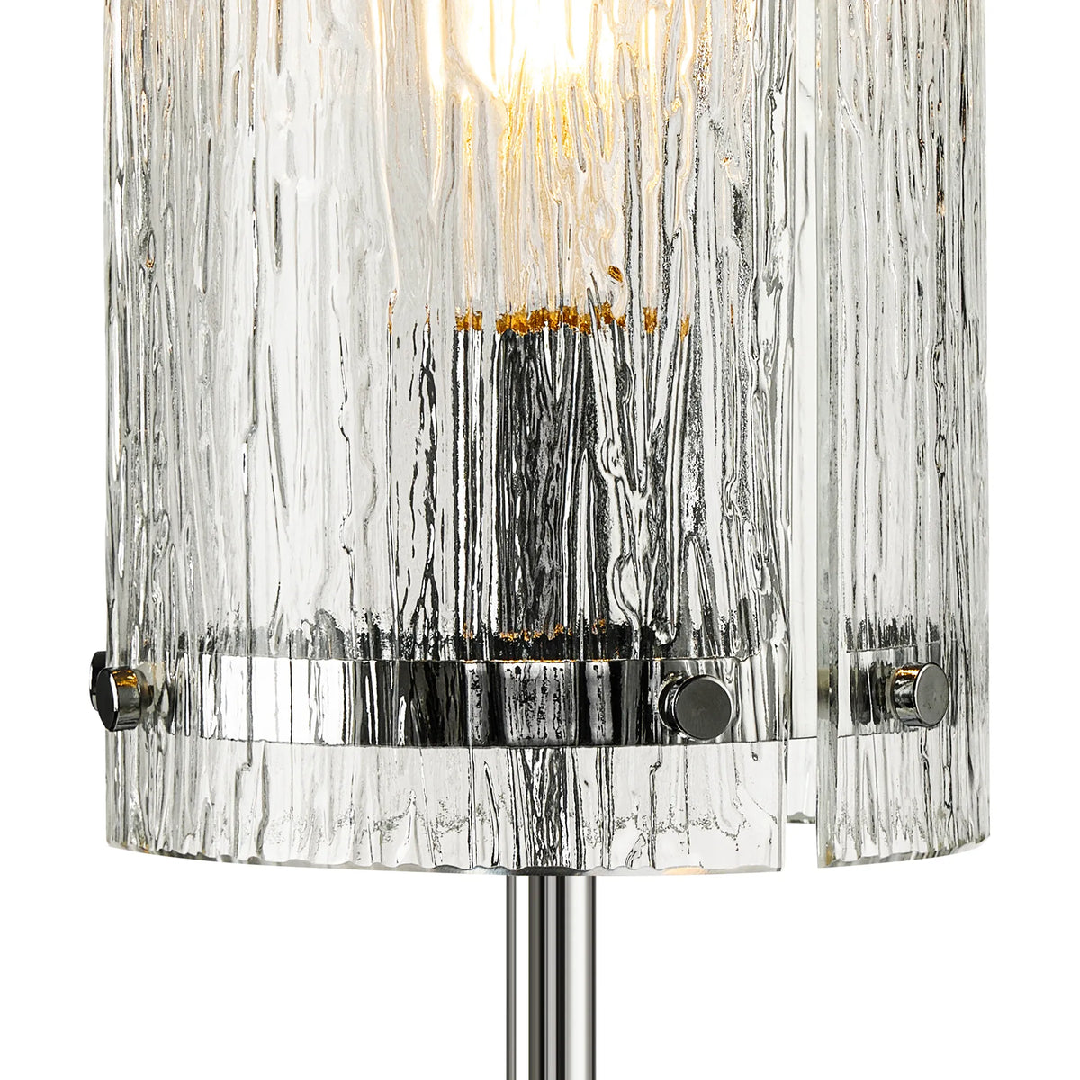 Portarlington Table Lamp Ripple Glass