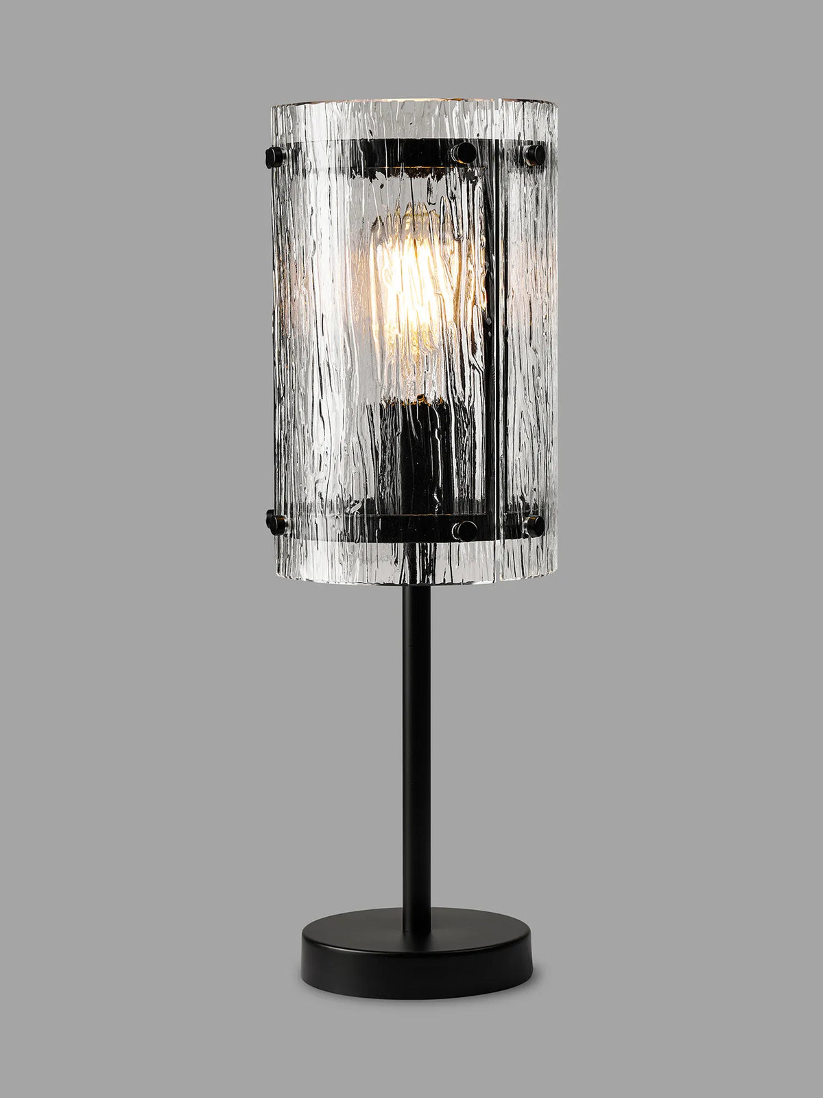Portarlington Table Lamp Ripple Glass