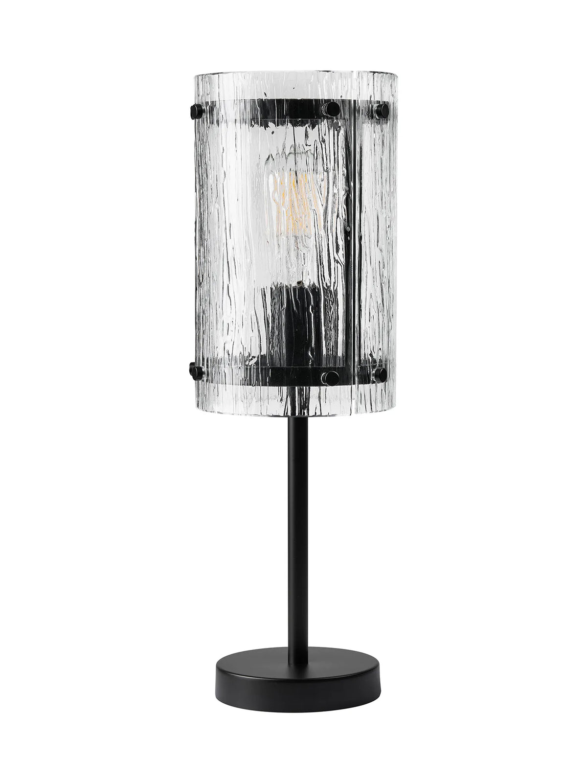 Portarlington Table Lamp Ripple Glass