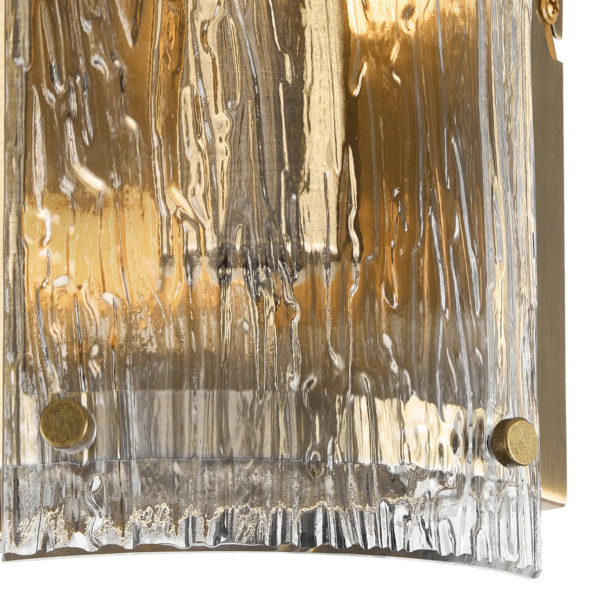 Portarlington Wall Light Ripple Glass