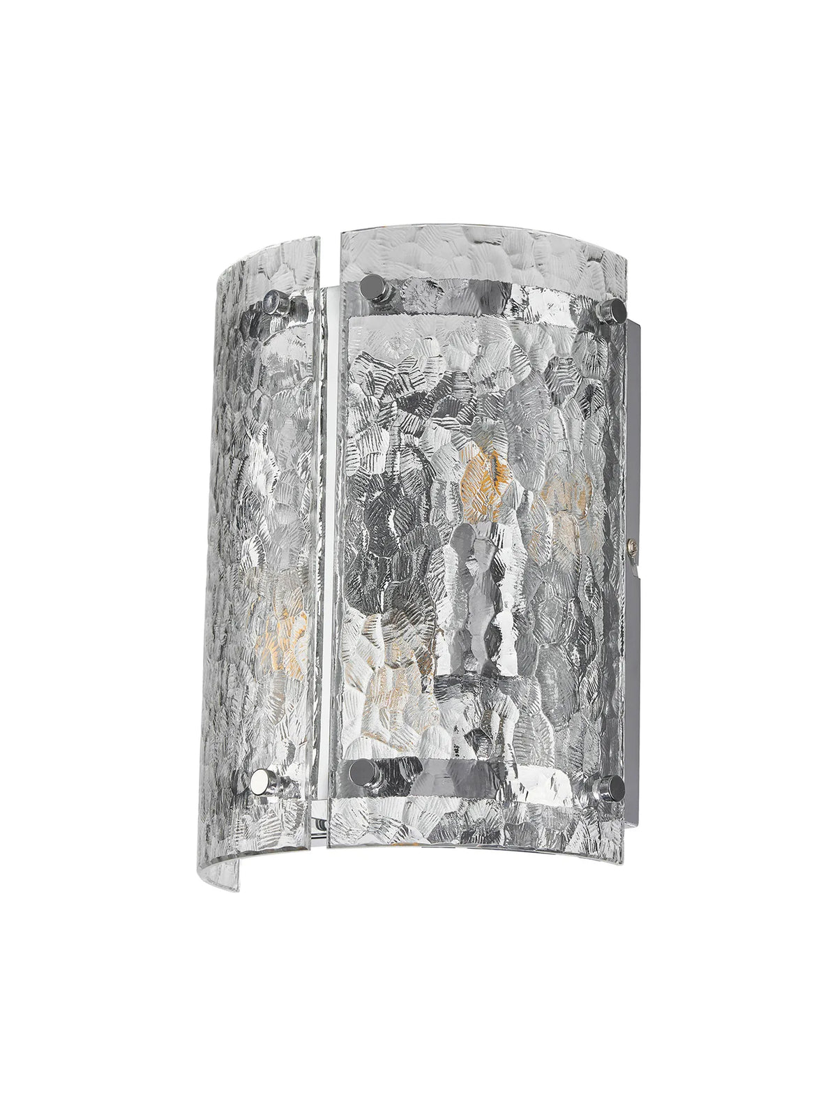 Portarlington Wall Light Cobbled Glass