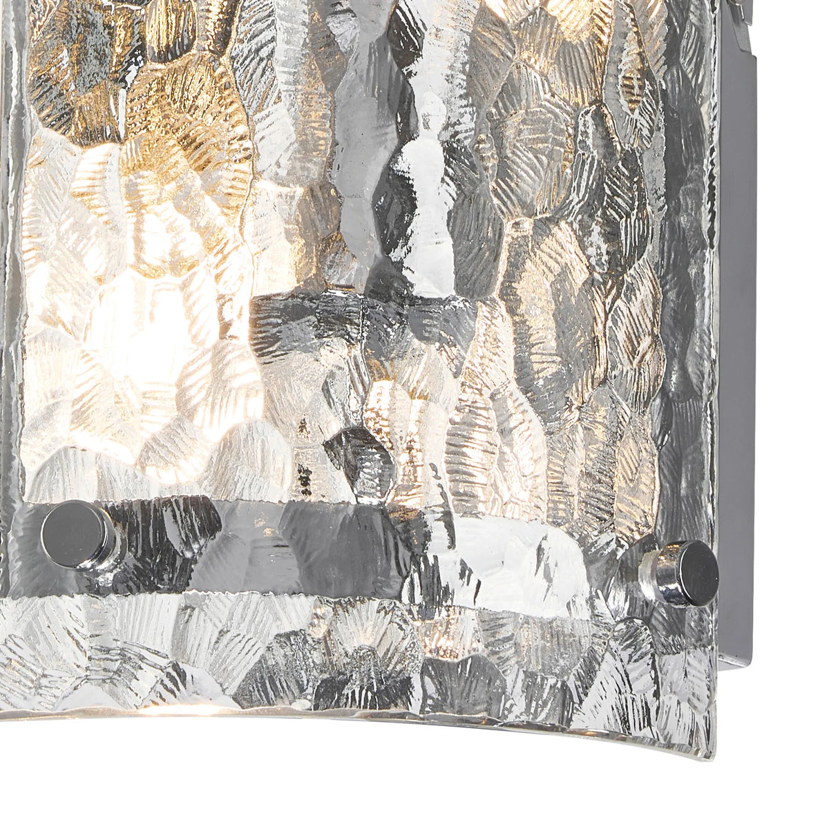 Portarlington Wall Light Cobbled Glass