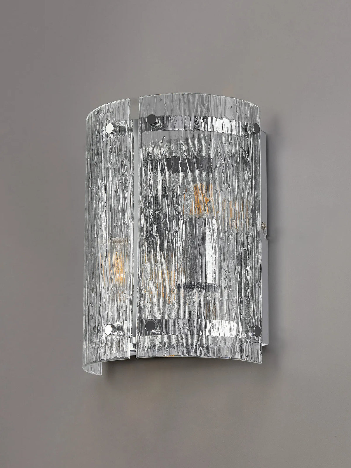 Portarlington Wall Light Ripple Glass