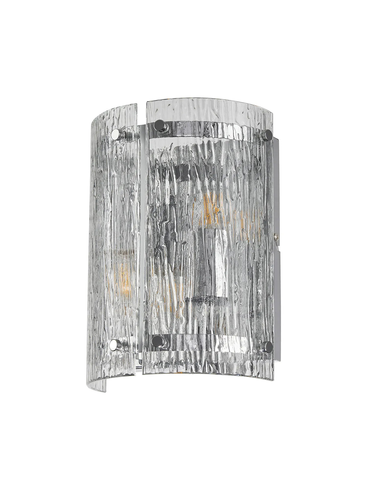 Portarlington Wall Light Ripple Glass