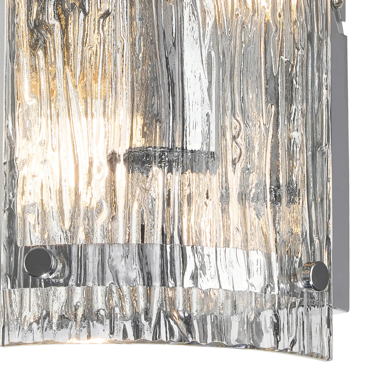 Portarlington Wall Light Ripple Glass