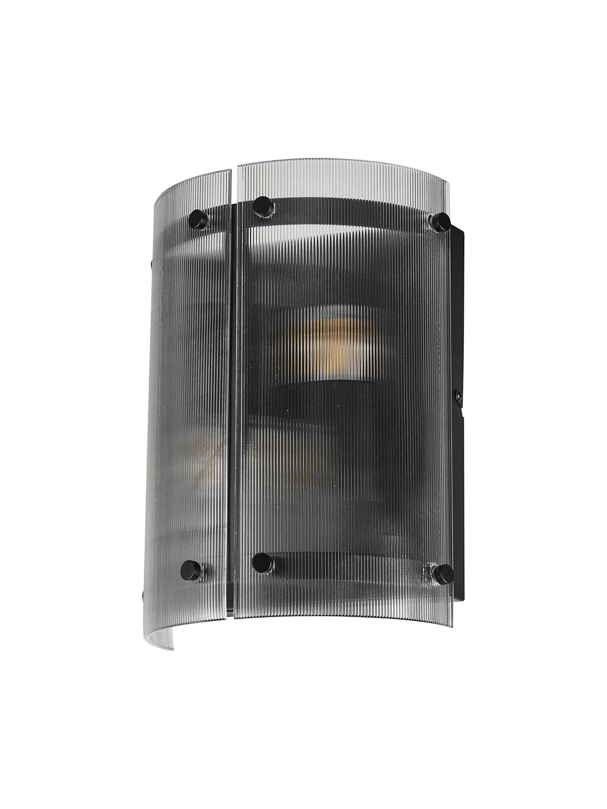 Portarlington Wall Light Narrow Ribbed Glass