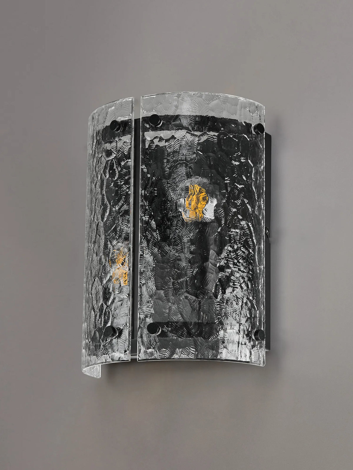 Portarlington Wall Light Cobbled Glass