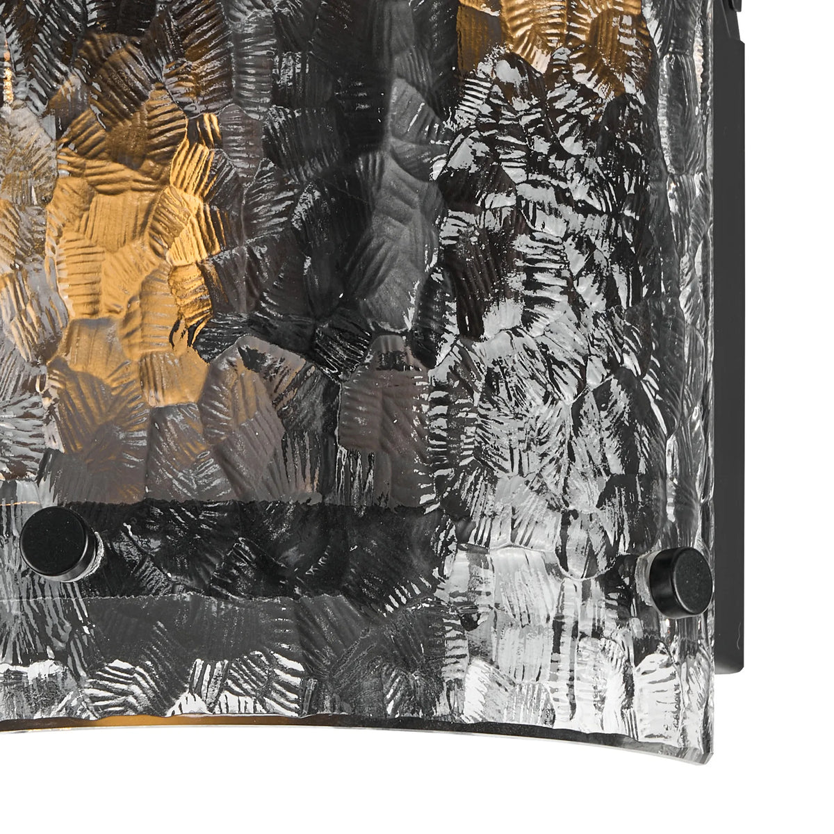 Portarlington Wall Light Cobbled Glass