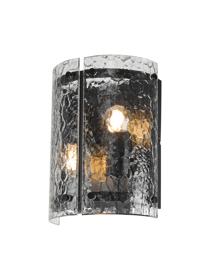 Portarlington Wall Light Cobbled Glass