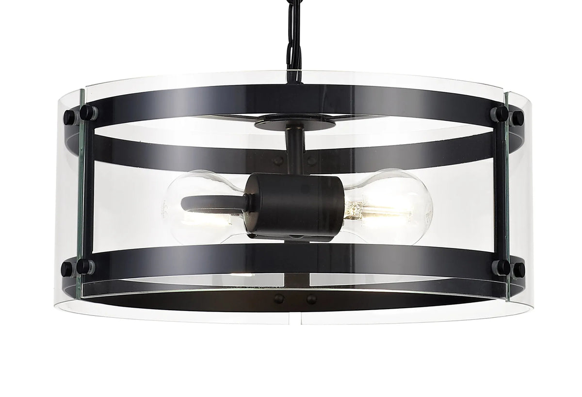 Portarlington 35cm Pendant Clear Glass