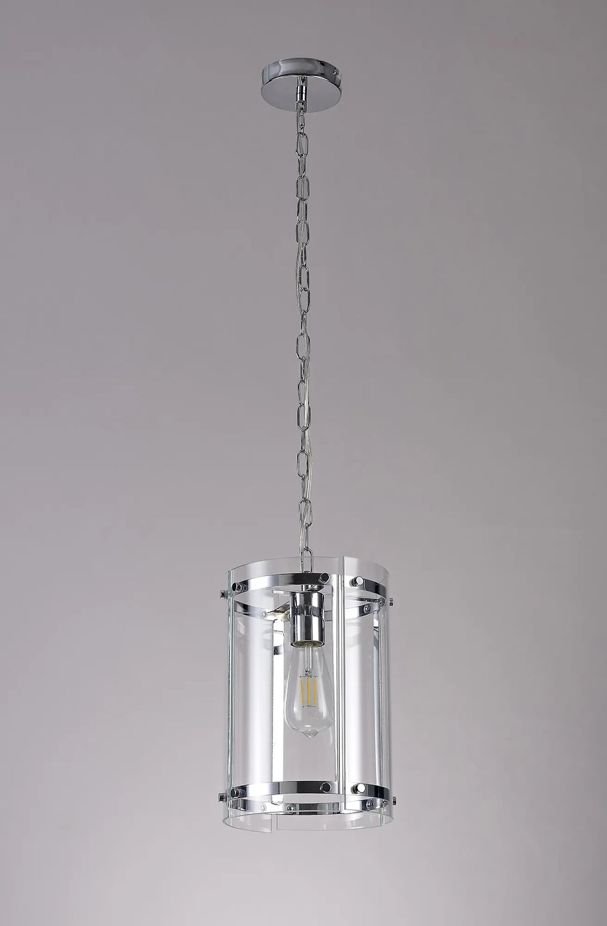 Portarlington 20.5cm Pendant  Clear Glass