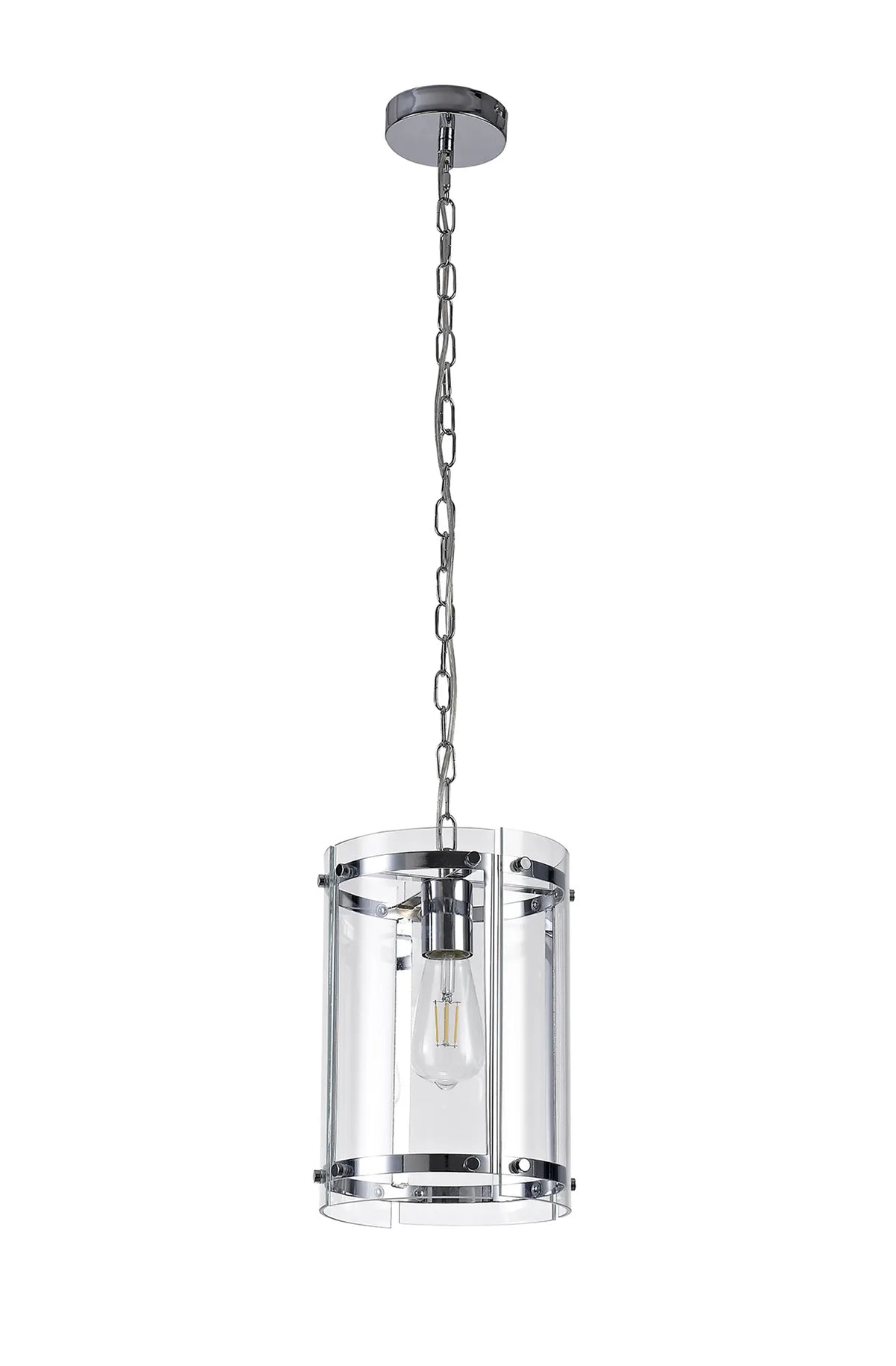 Portarlington 20.5cm Pendant  Clear Glass