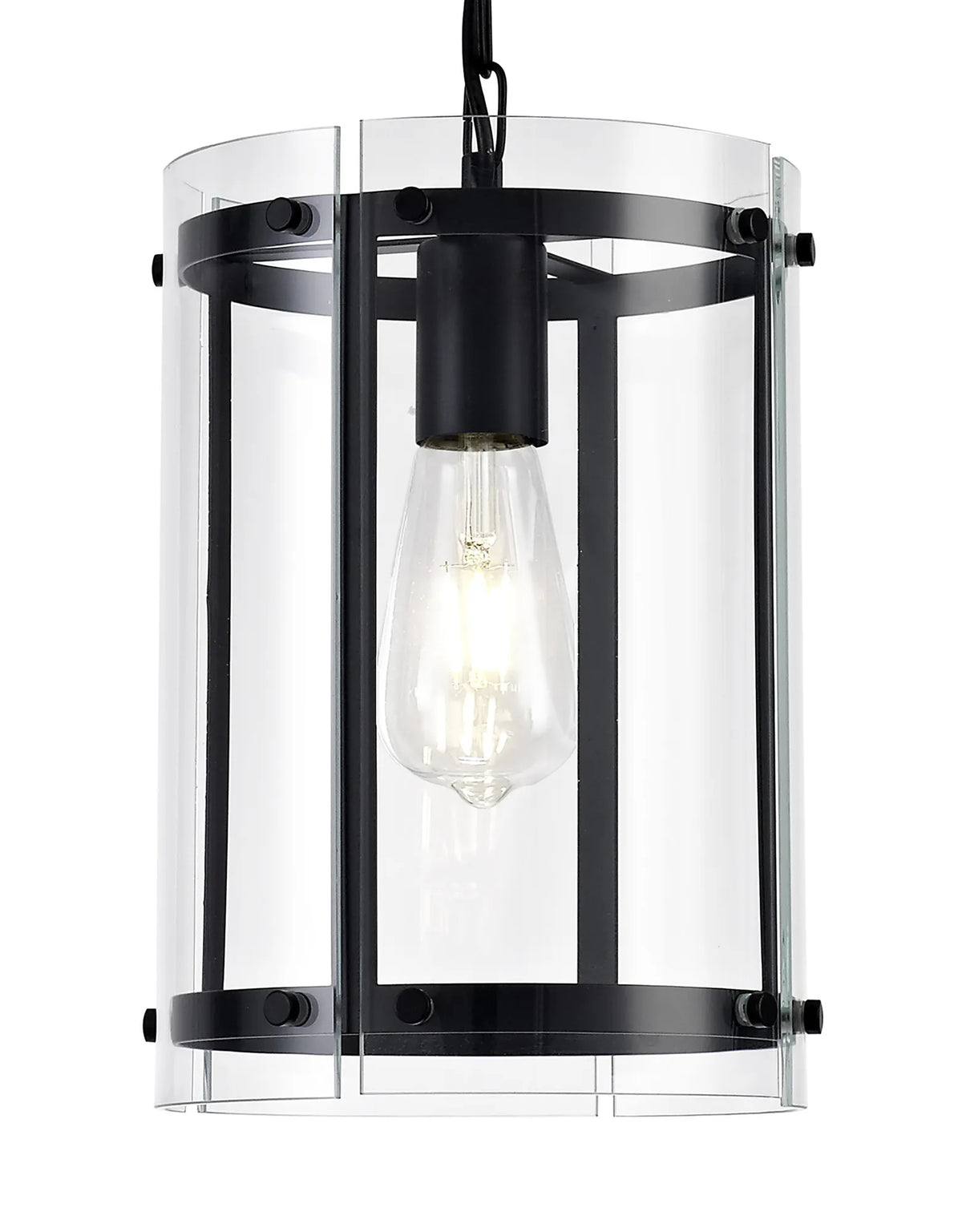Portarlington 20.5cm Pendant  Clear Glass