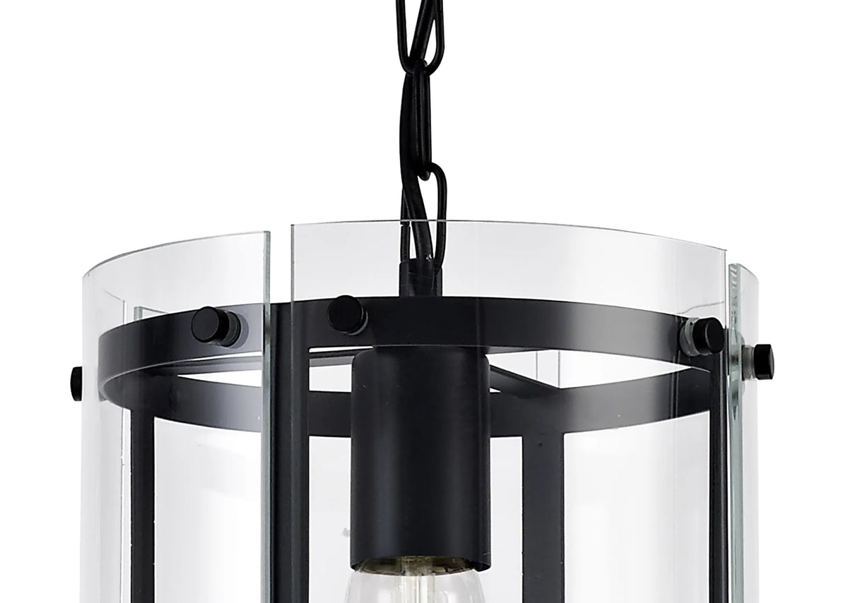 Portarlington 20.5cm Pendant  Clear Glass