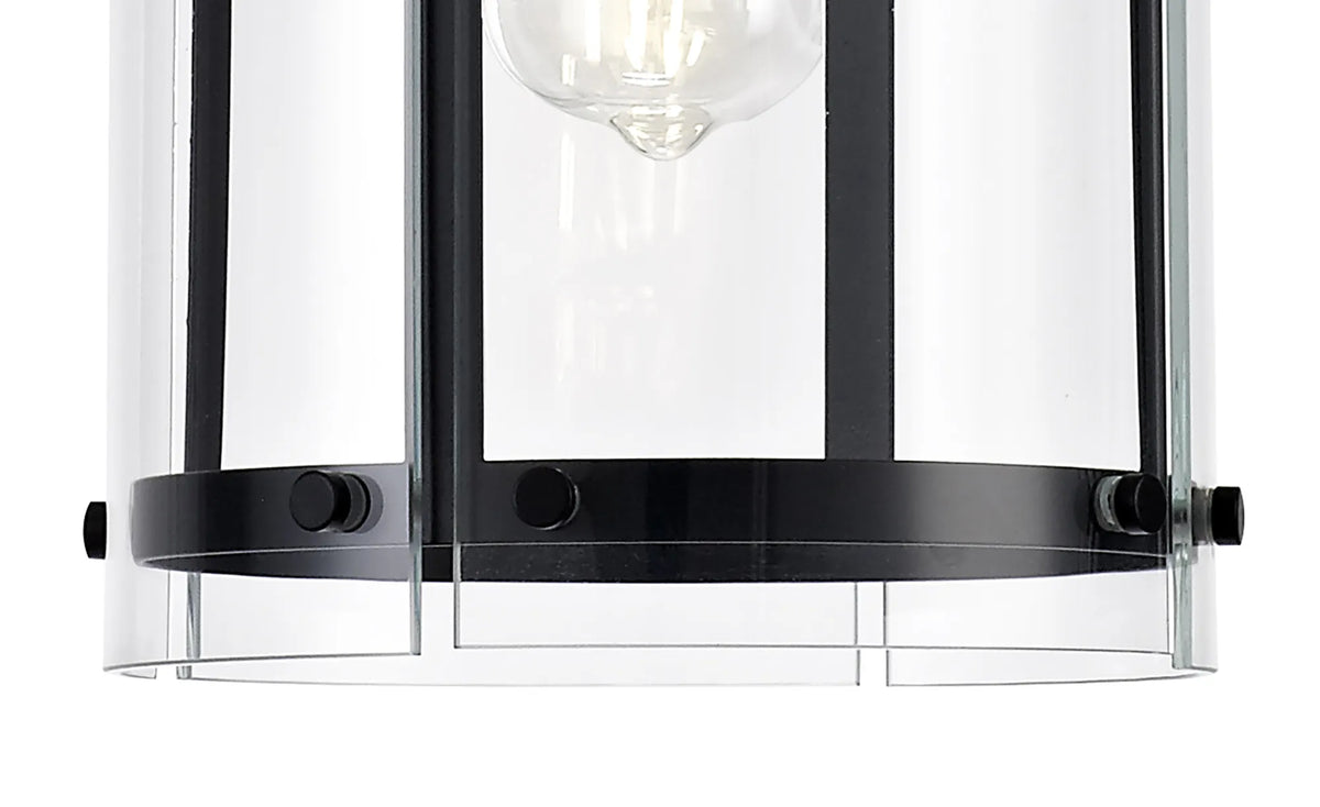 Portarlington 20.5cm Pendant  Clear Glass