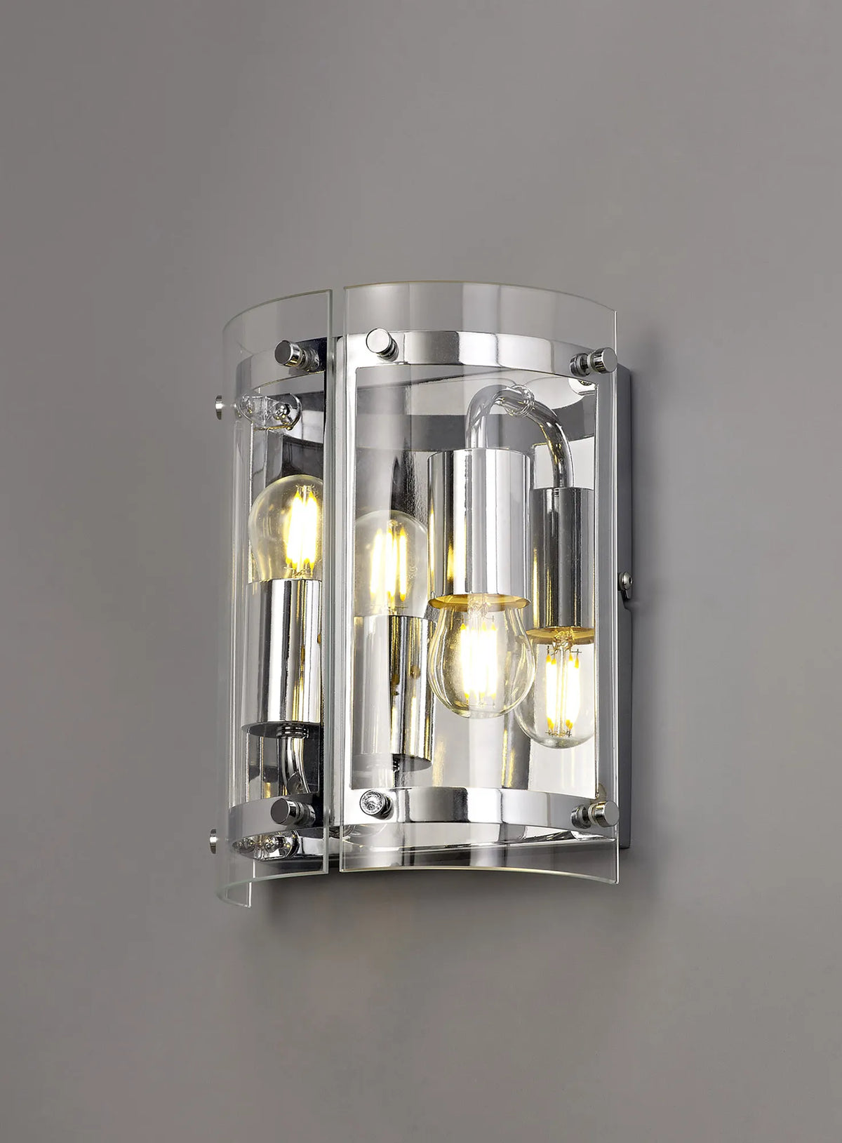Portarlington Wall Light Clear Glass