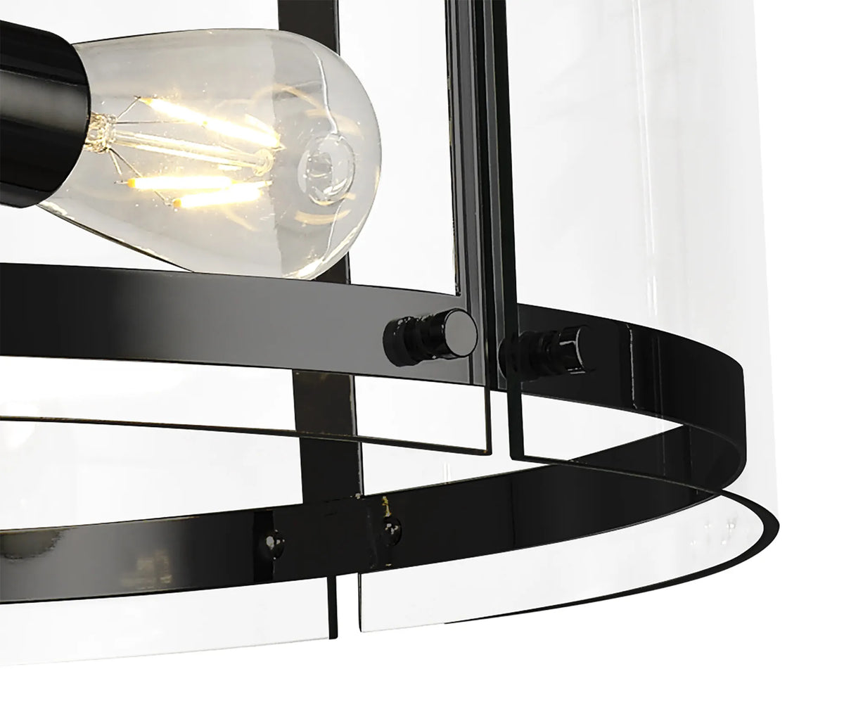 Portarlington Clear Glass 56.5cm Pendant