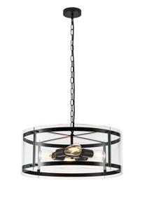 Portarlington Clear Glass 56.5cm Pendant