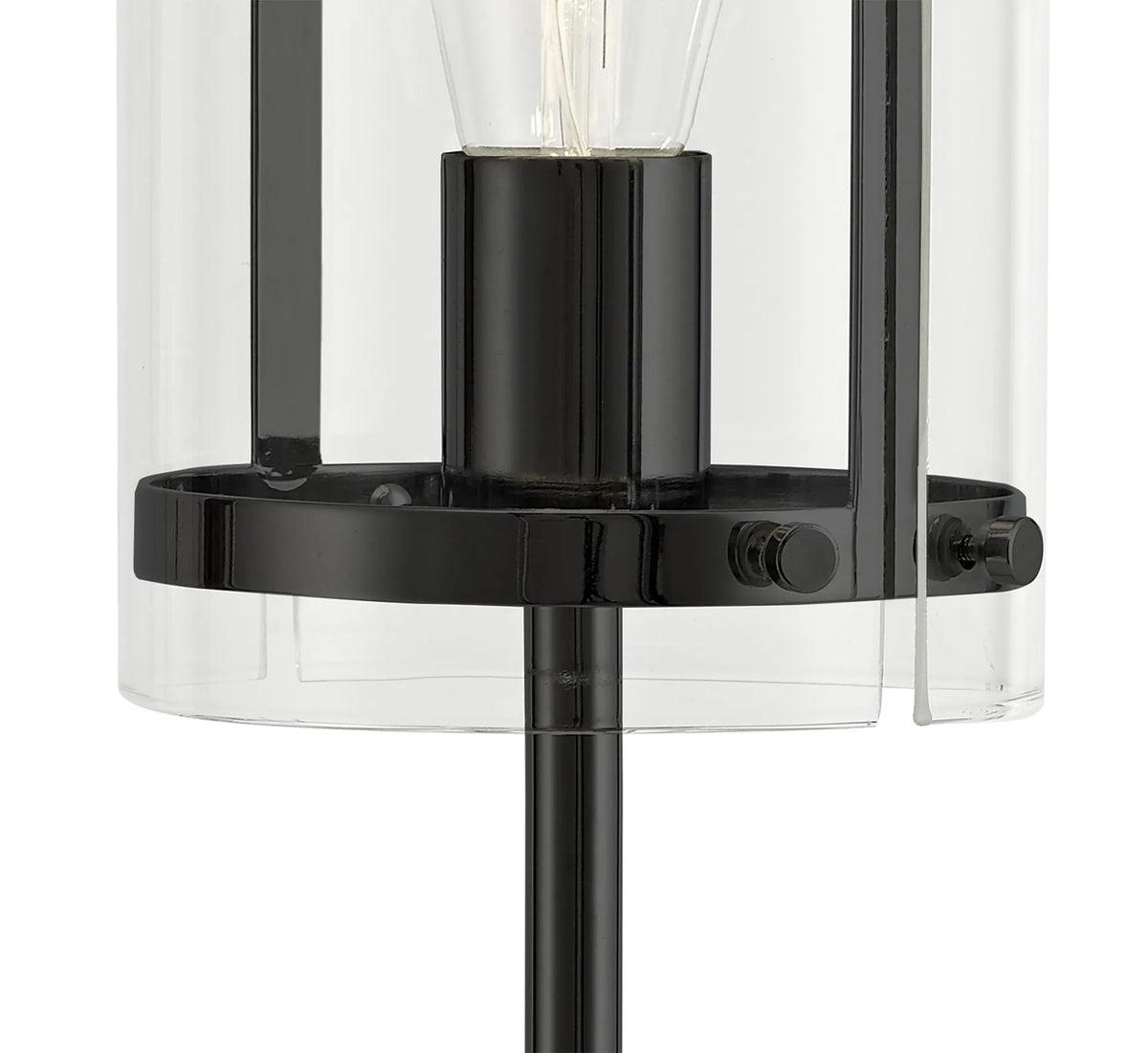 Portarlington Table Lamp Clear Glass