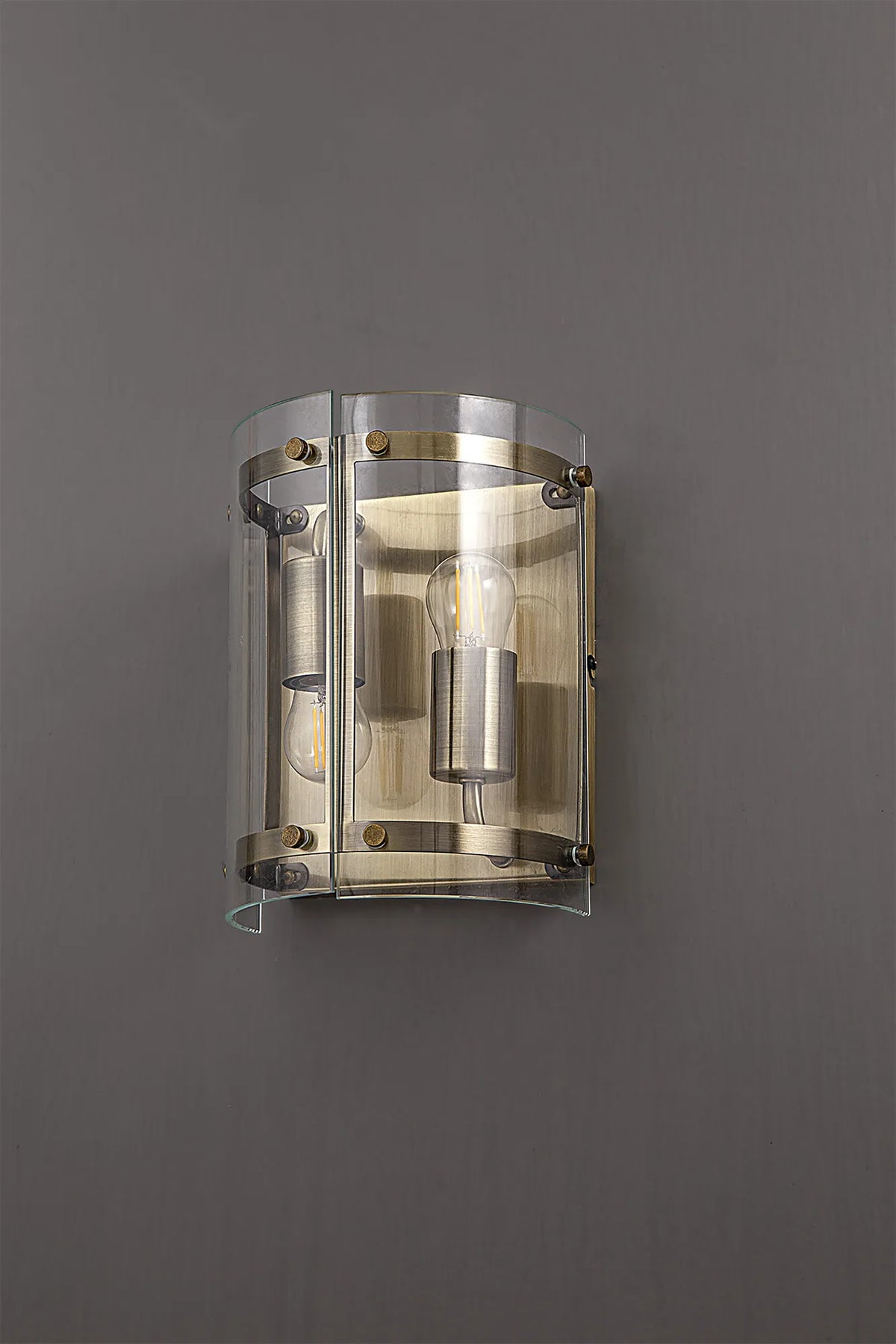 Portarlington Wall Light Clear Glass
