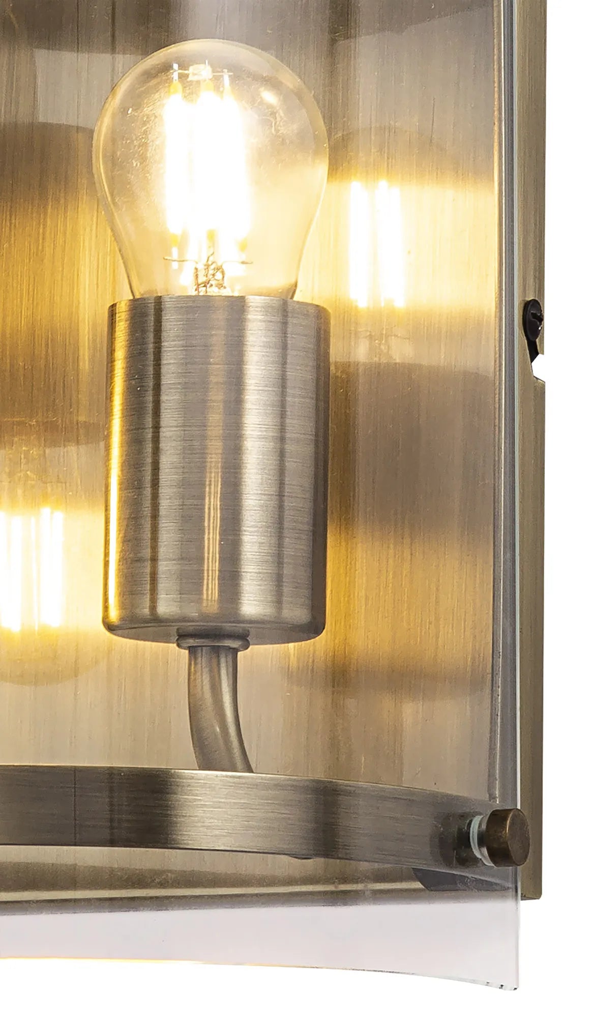Portarlington Wall Light Clear Glass