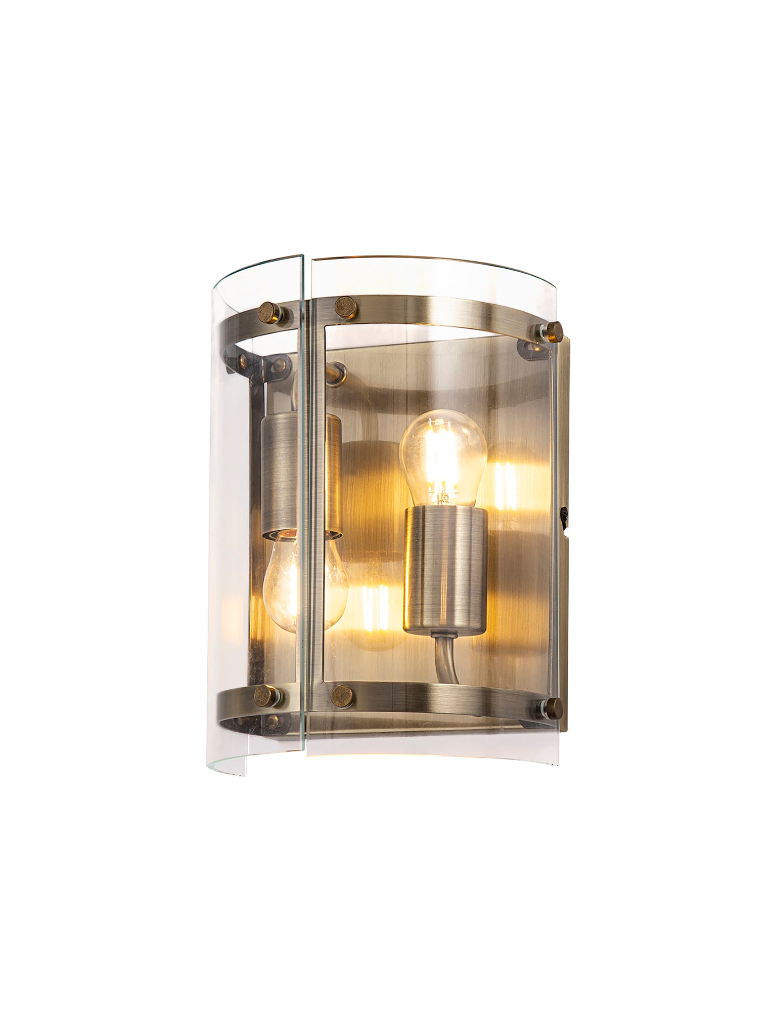 Portarlington Wall Light Clear Glass