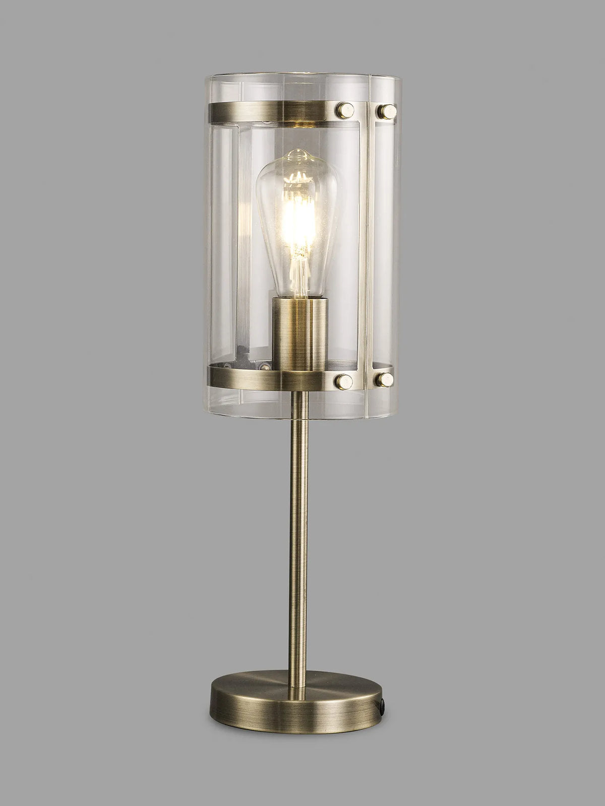 Portarlington Table Lamp Clear Glass
