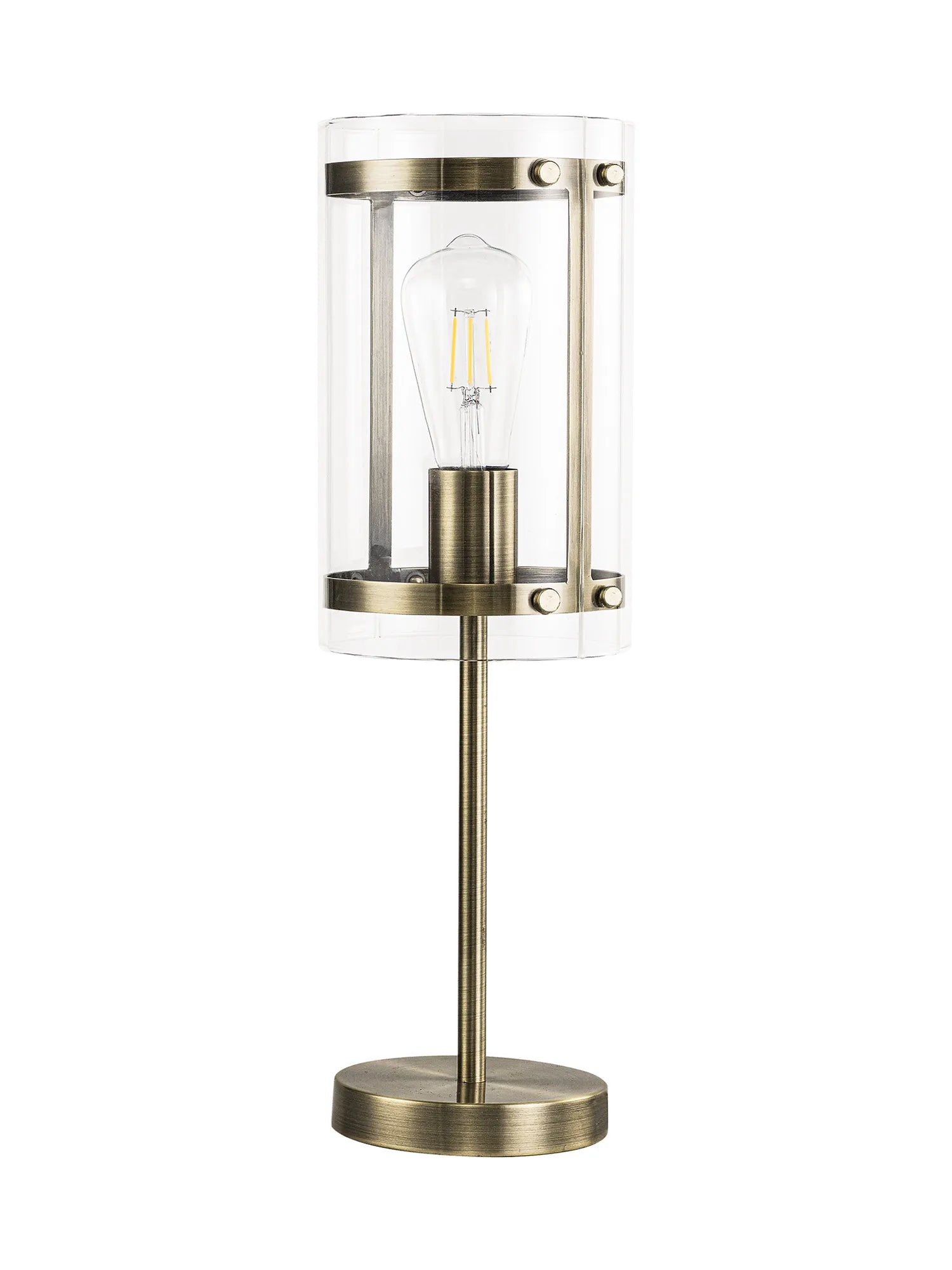 Portarlington Table Lamp Clear Glass