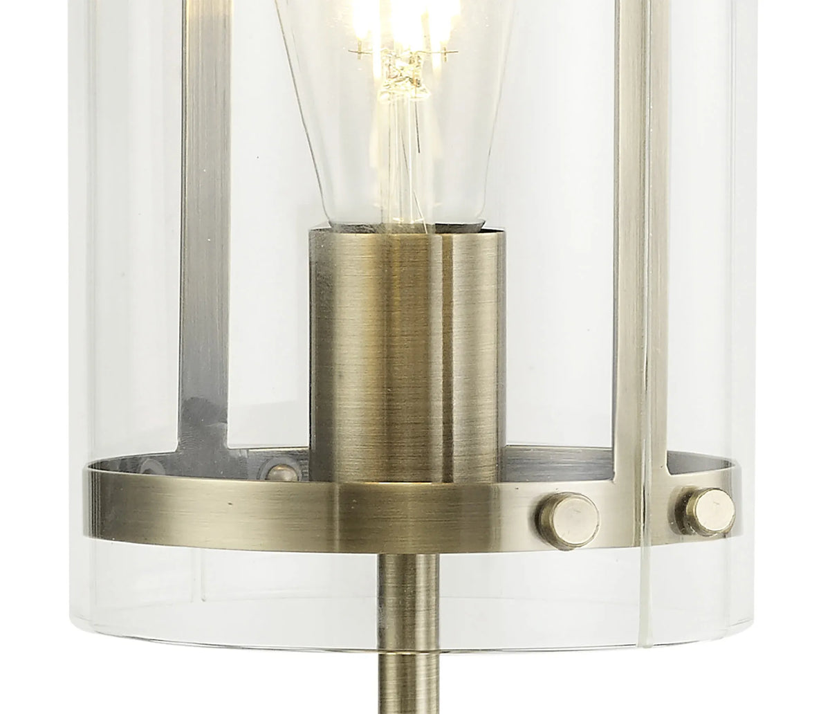 Portarlington Table Lamp Clear Glass